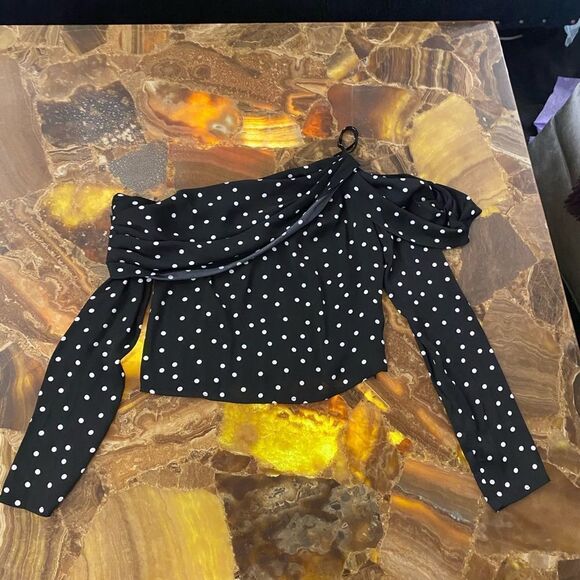 Linn Ahlborg x NA-KD polka dot blouse, size 36 - Picture 8 of 8